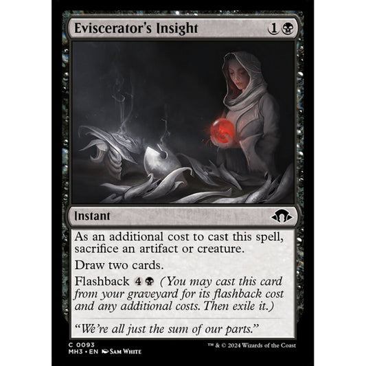 Eviscerator's Insight, 93, common, Magic: The Gathering, Modern Horizons 3
