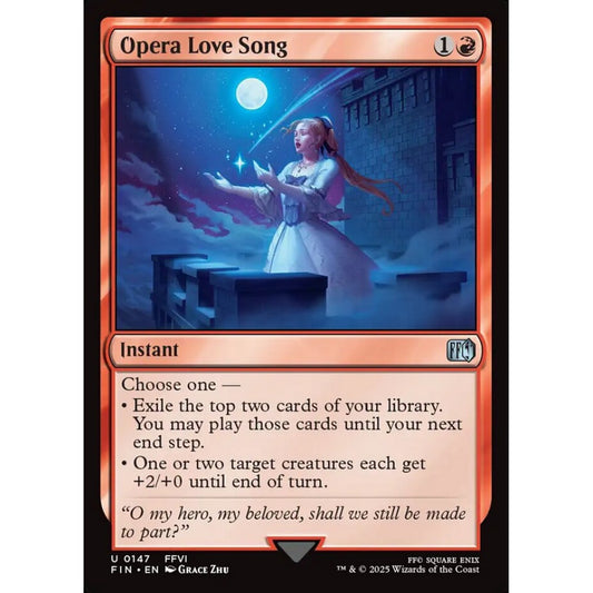 Opera Love Song uncommon 147 Magic the Gathering Final Fantasy