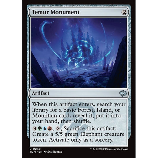 Temur Monument uncommon 248 Magic the Gathering Tarkir: Dragonstorm