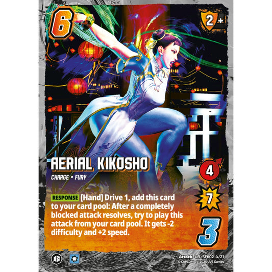 Aerial Kikosho 4/21 SF602 Universus Street Fighter 6: Challanger Series Chun-Li&Jamie Attack UR
