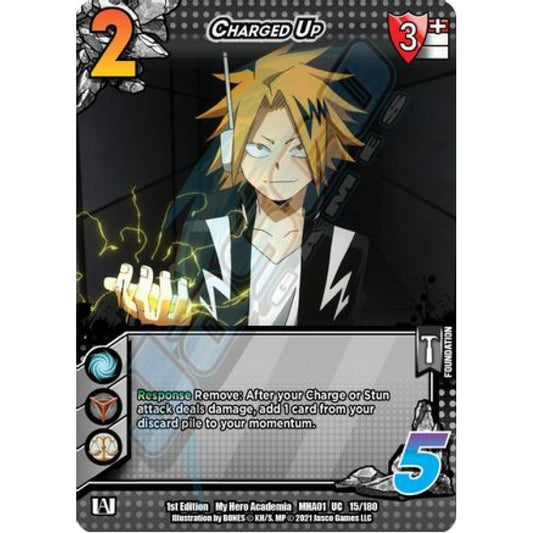 Charged Up, 15/180, UC, UniVersus, MHA01 My Hero Academia