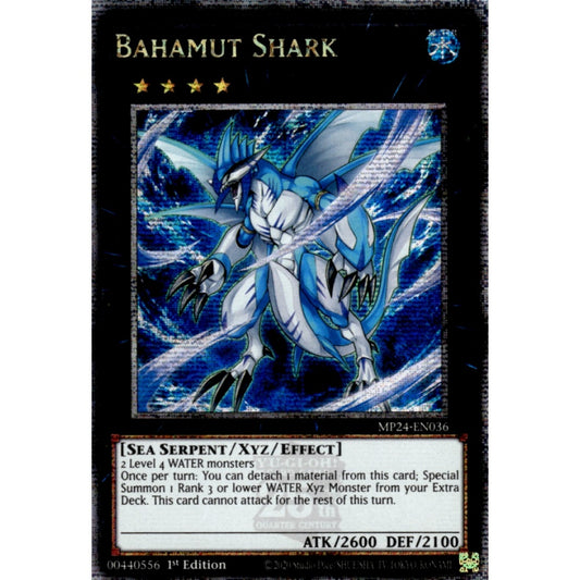 Bahamut Shark MP24-EN036 QCR Quarter Century Secret Rare Yu-Gi-Oh 25th Anniversary Tin: Dueling Mirrors in Art