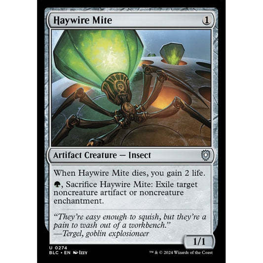 Haywire Mite, 274, uncommon, Magic: The Gathering, Bloomburrow