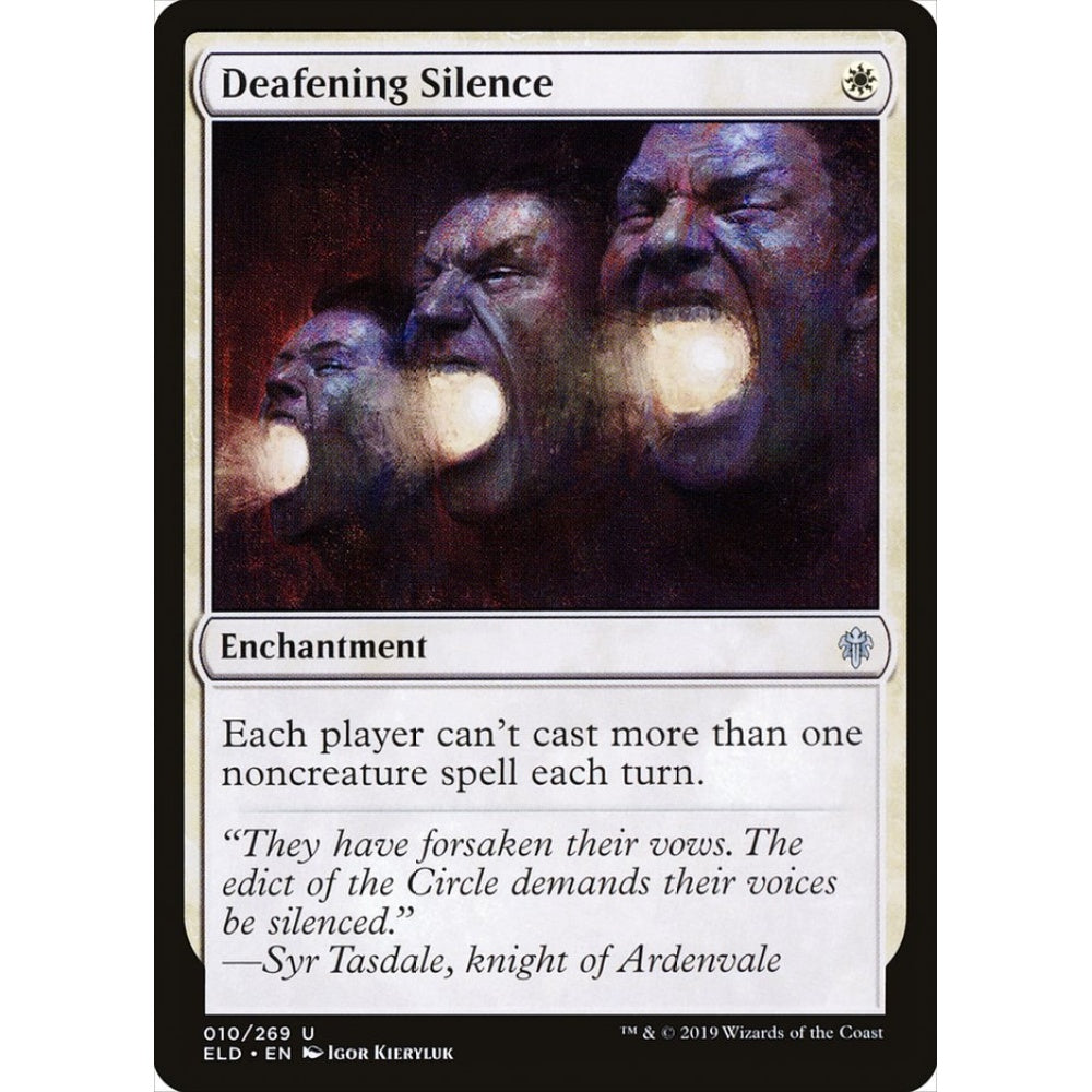 Deafening Silence uncommon 10 Magic the Gathering Throne of Eldraine