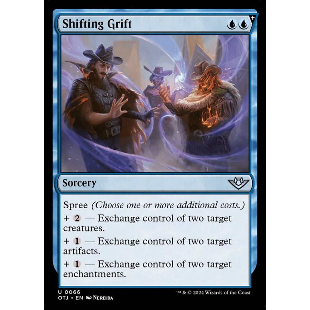 Shifting Grift, 66, uncommon, Magic: The Gathering, Outlaws of Thunder Junction