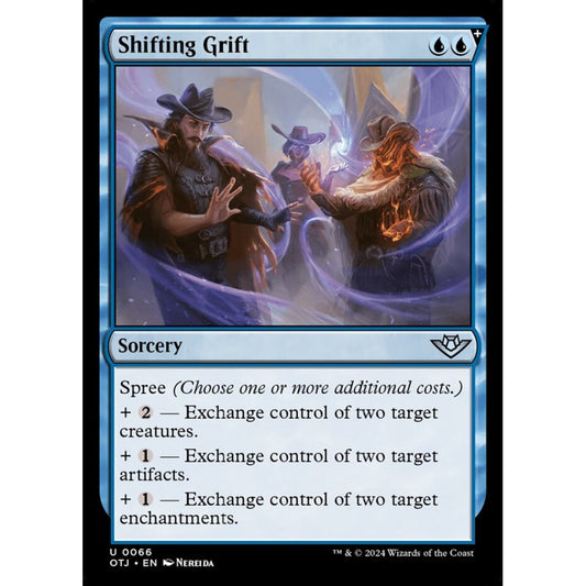 Shifting Grift, 66, uncommon, Magic: The Gathering, Outlaws of Thunder Junction