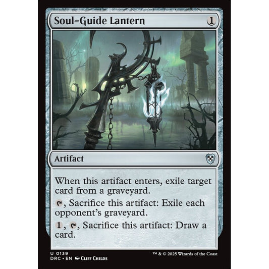 Soul-Guide Lantern, 139, uncommon, Magic: The Gathering, Aetherdrift Commander