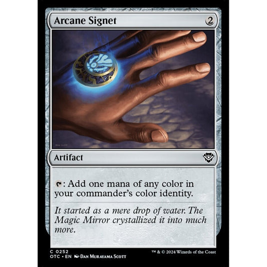 Arcane Signet, 252, common, Magic: The Gathering, Outlaws of Thunder Junction