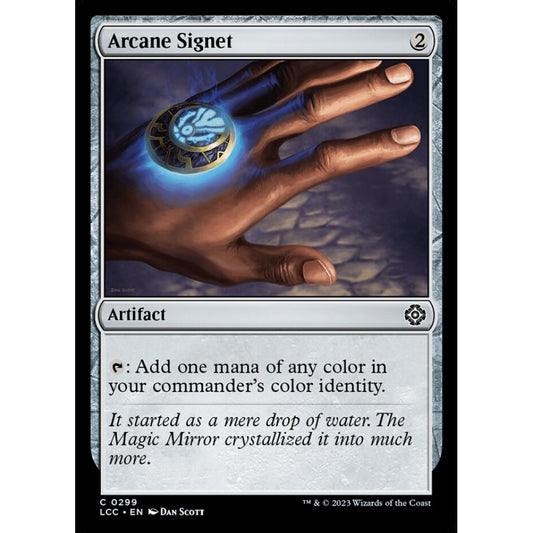 Arcane Signet, common, 299, Magic the Gathering, The Lost Caverns of Ixalan Commander