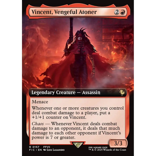 Vincent, Vengeful Atoner rare 157 Magic the Gathering Final Fantasy Commander