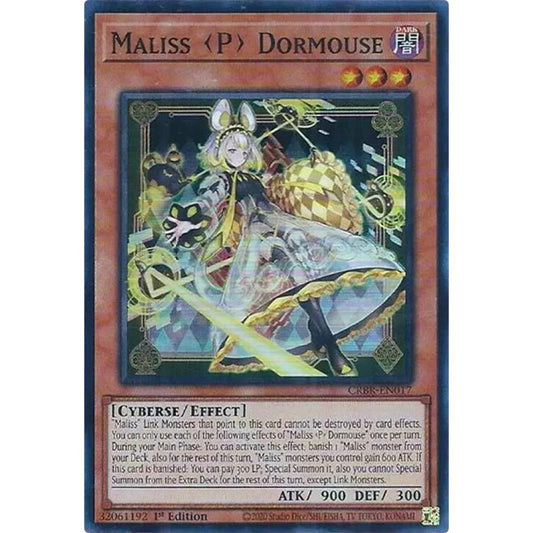 Maliss P Dormouse CRBR-EN017 Super Yu-Gi-Oh Crossover Breakers