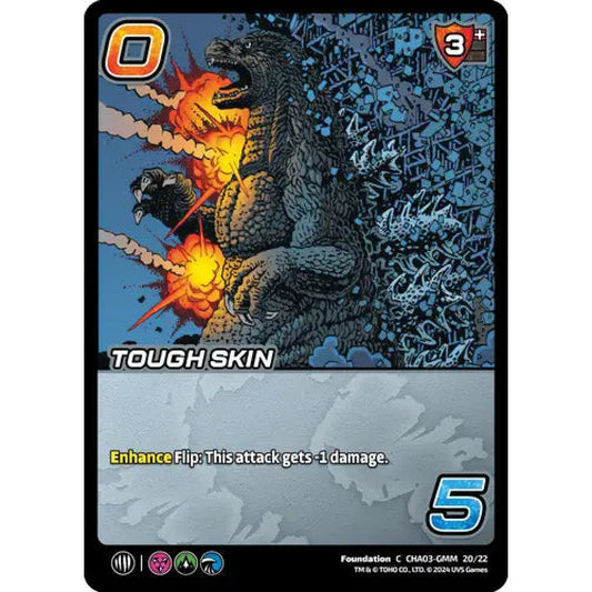 Tough Skin, 20/22, C, UniVersus, Challengers Godzilla & Mothra, King Ghidorah & Rodan