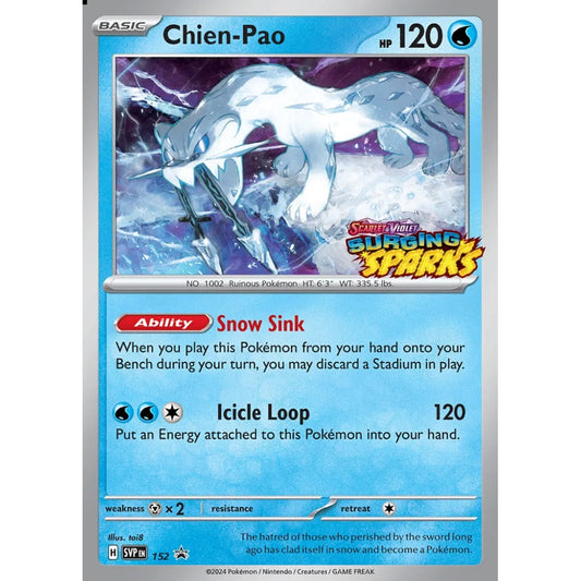 Chien-Pao Promo 152 Pokemon Card Game Scarlet & Violet Promos
