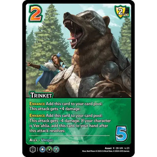 Trinket, 4/21, R, UniVersus, Critical Role Vox Machina & Mighty Nein