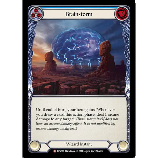 Brainstorm DYN196 Majestic Flesh & Blood Trading Card Game Dynasty in Regular Art