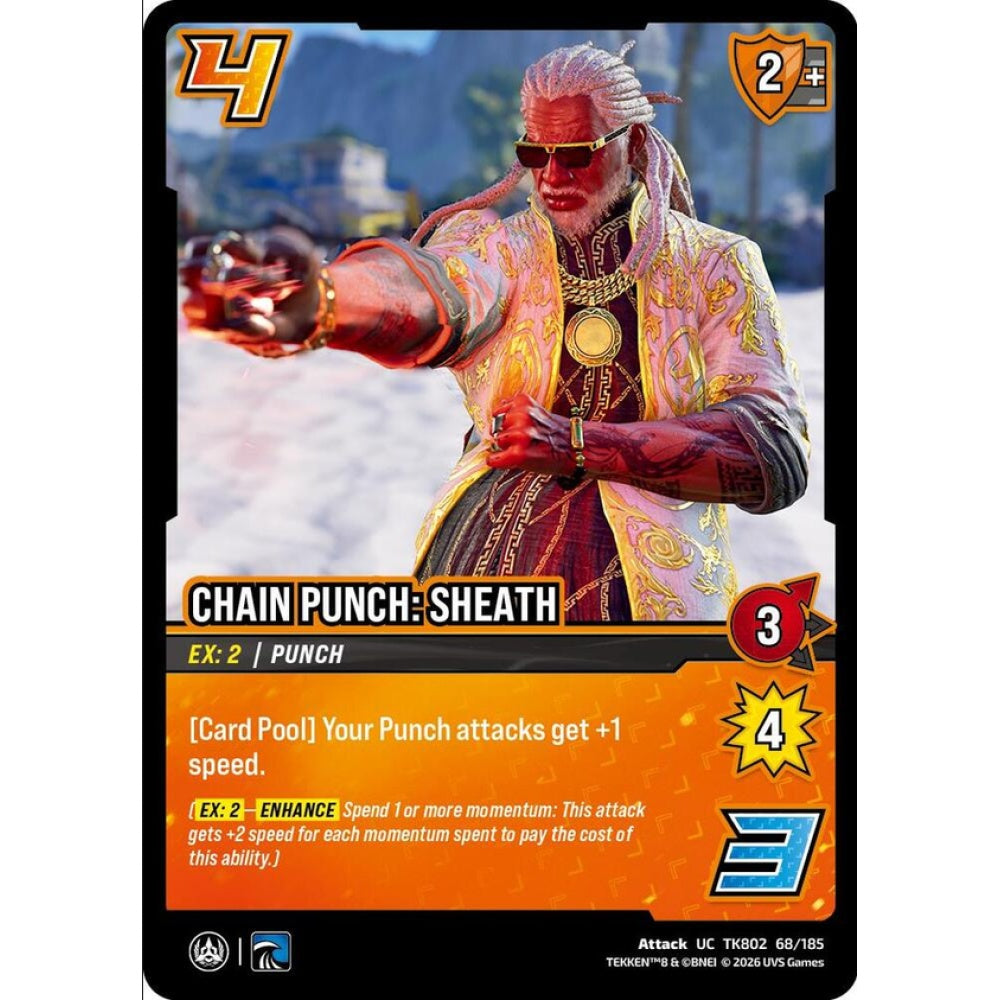 Chain Punch: Sheath 68/185 TK802 Universus Tekken 8 Attack UC