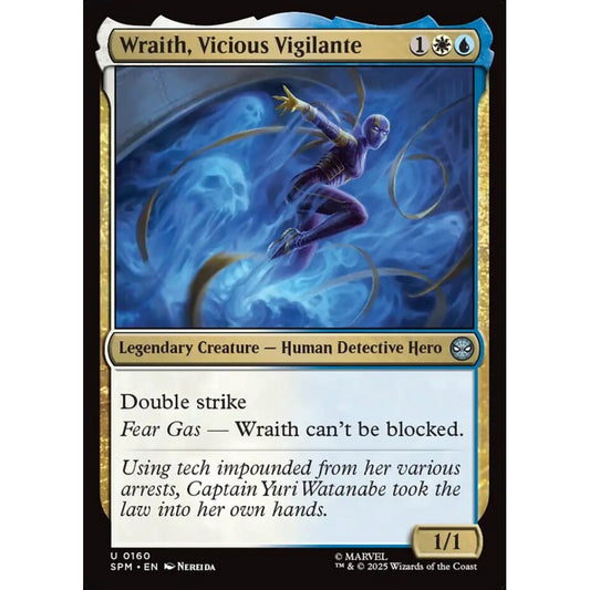Wraith, Vicious Vigilante uncommon 160 Magic the Gathering Marvel's Spider-Man