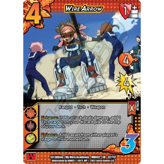 Wire Arrow, 32/117, XR, UniVersus, MHA02 Crimson Rampage