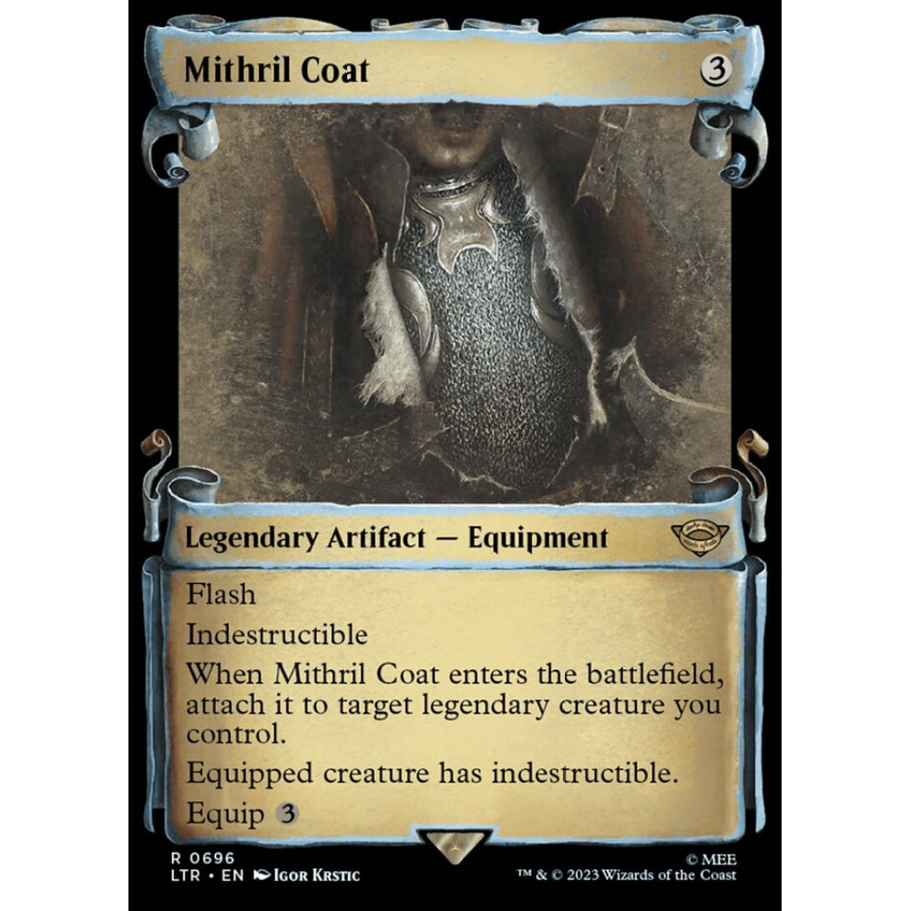 Mithril Coat, rare, 696, Magic the Gathering, The Lord of the Rings: Tales of Middle-earth
