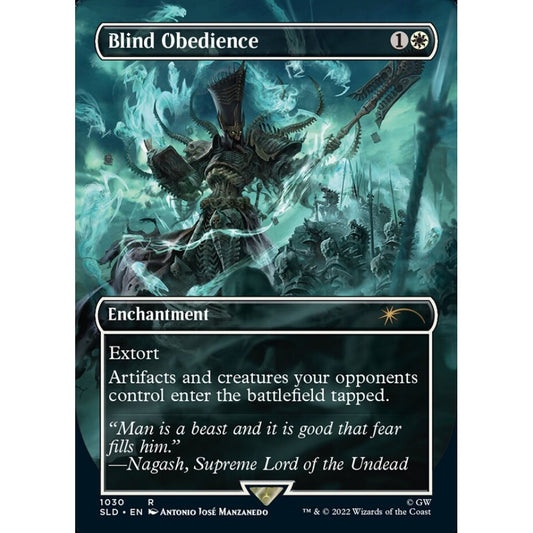 Blind Obedience rare 1030 Magic the Gathering Secret Lair Drop