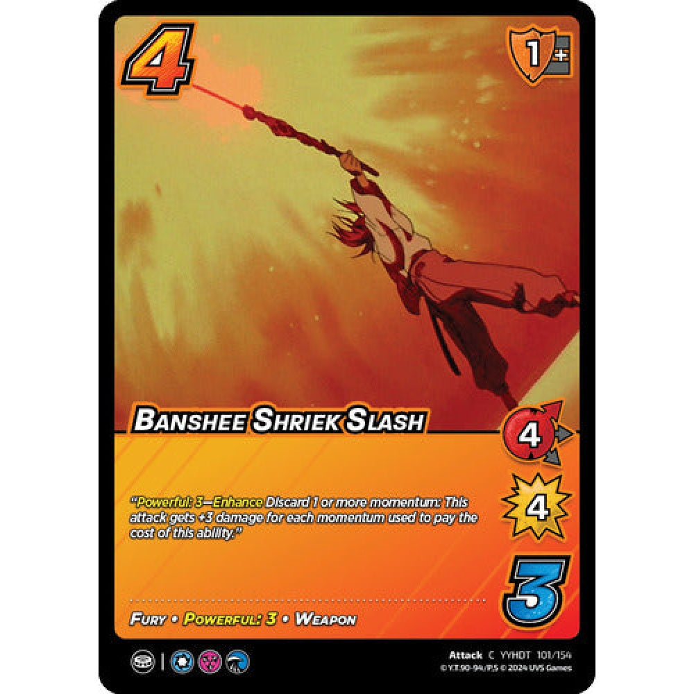 Banshee Shriek Slash, 101/154, C, UniVersus, Yu Yu Hakusho: Dark Tournament