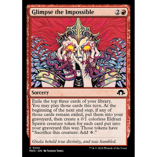 Glimpse the Impossible, 124, common, Magic: The Gathering, Modern Horizons 3