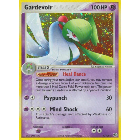 Gardevoir Rare Holo 4/106 Pokemon Card Game EX Emerald