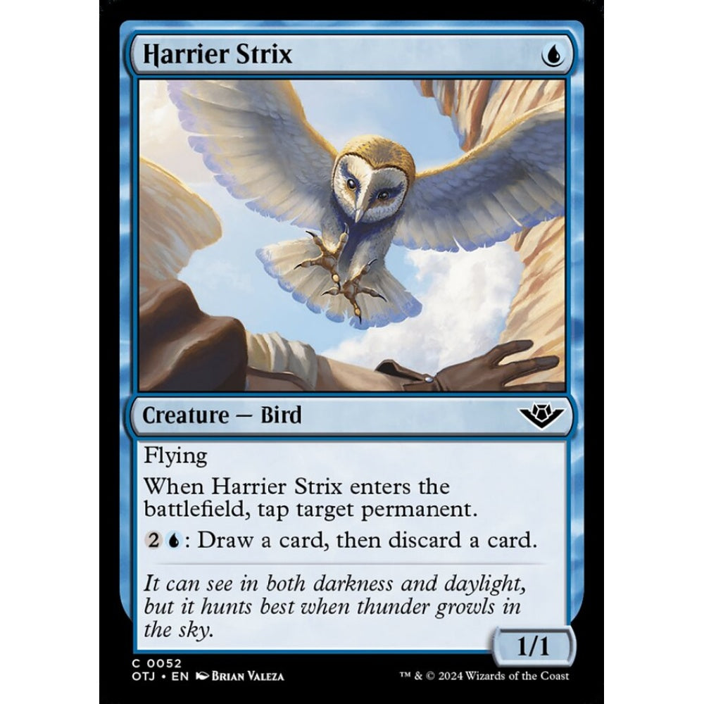 Harrier Strix, 52, common, Magic: The Gathering, Outlaws of Thunder Junction