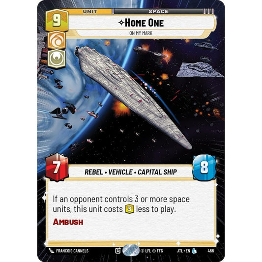 Home One, L, JTL 466) Hyperspace, Star Wars Unlimited