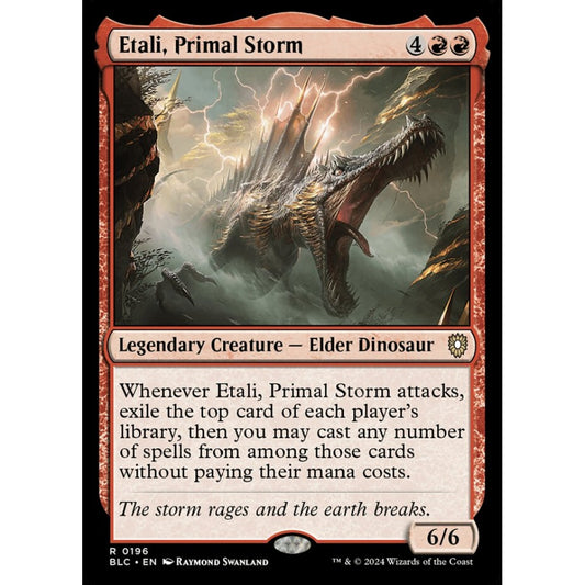 Etali, Primal Storm, 196, rare, Magic: The Gathering, Bloomburrow