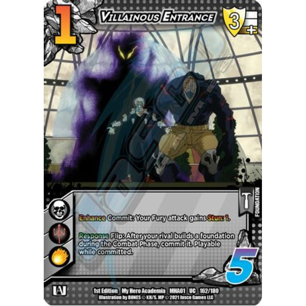 Villainous Entrance, 162/180, UC, UniVersus, MHA01 My Hero Academia