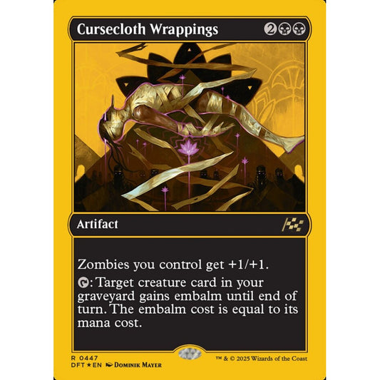 Cursecloth Wrappings, 447, rare, Magic: The Gathering, Aetherdrift