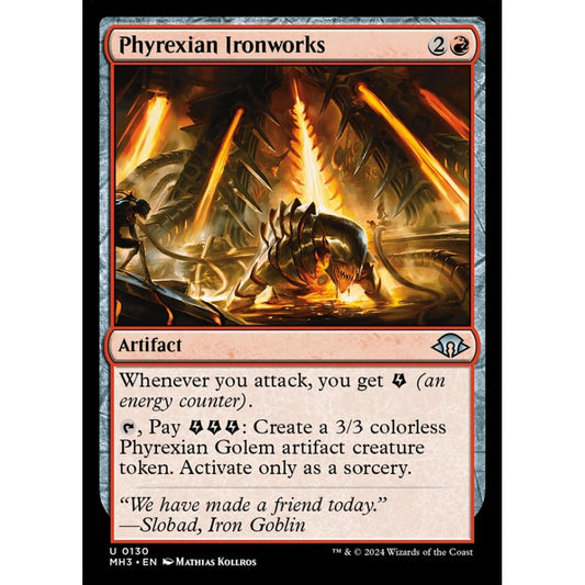 Phyrexian Ironworks, 130, uncommon, Magic: The Gathering, Modern Horizons 3