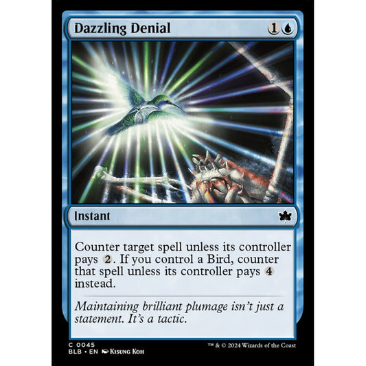Dazzling Denial, 45, common, Magic: The Gathering, Bloomburrow