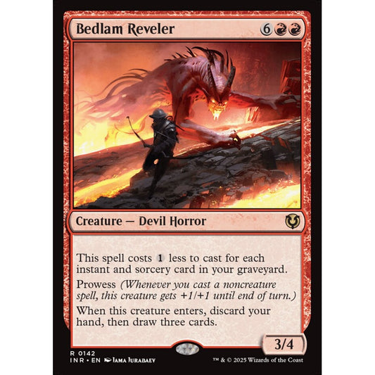 Bedlam Reveler, 142, rare, Magic: The Gathering, Innistrad Remastered