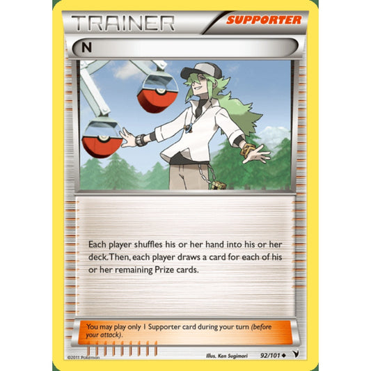 N Uncommon 92/101 Pokemon Card Game Noble Victories