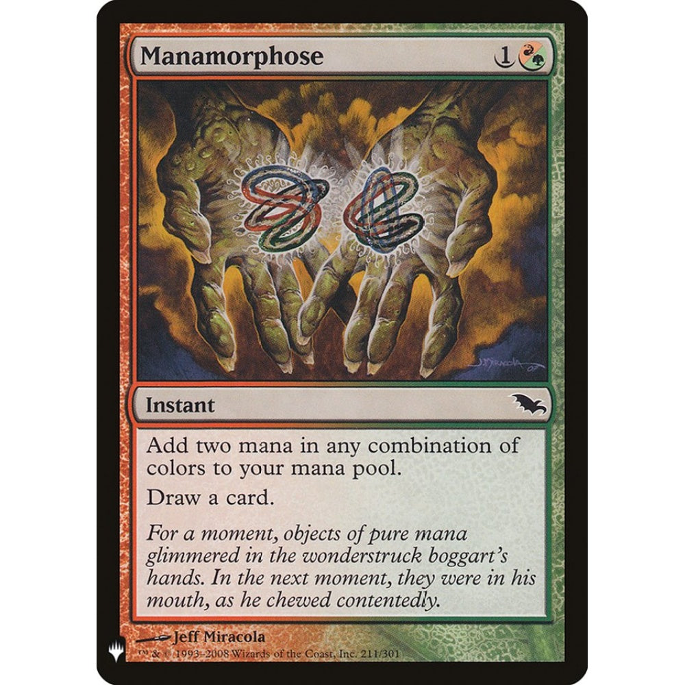 Manamorphose common SHM-211 Magic the Gathering The List