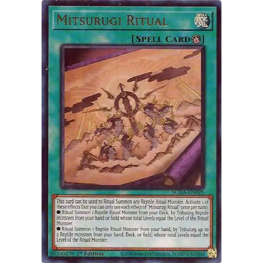 Mitsurugi Ritual SUDA-EN095 Ultra Yu-Gi-Oh Supreme Darkness