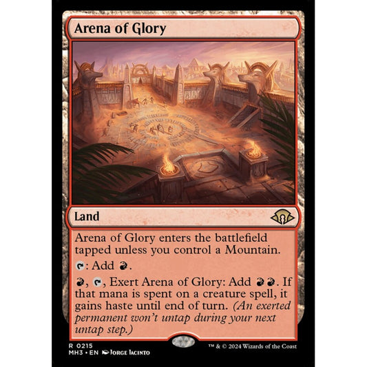 Arena of Glory, 215, rare, Magic: The Gathering, Modern Horizons 3