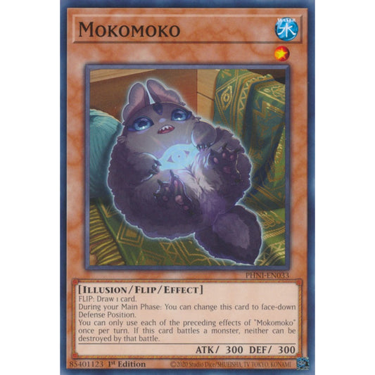 Mokomoko PHNI-EN033 Common Common Yu-Gi-Oh Phantom Nightmare in Art