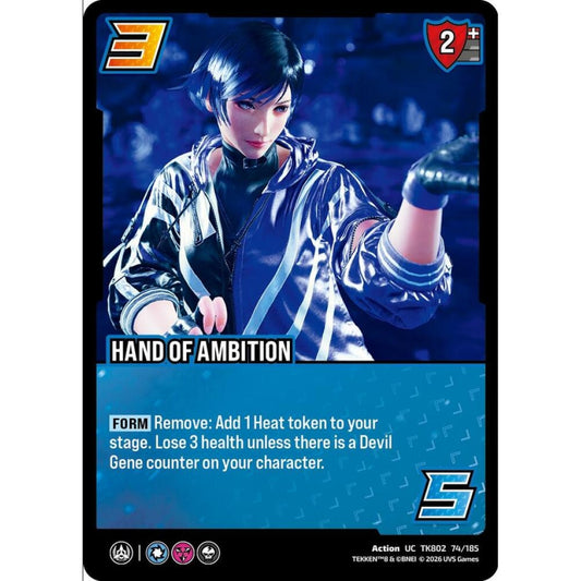 Hand of Ambition 74/185 TK802 Universus Tekken 8 Action UC