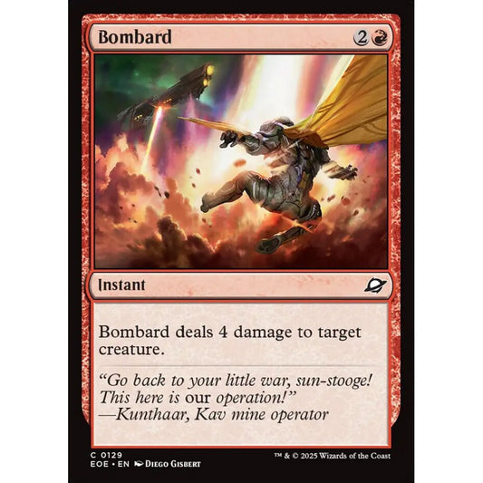 Bombard common 129 Magic the Gathering Edge of Eternities