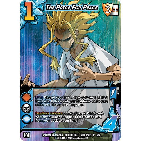 The Price for Peace, 6/7, MHA-PS01, Universus, MHA Promos, nan