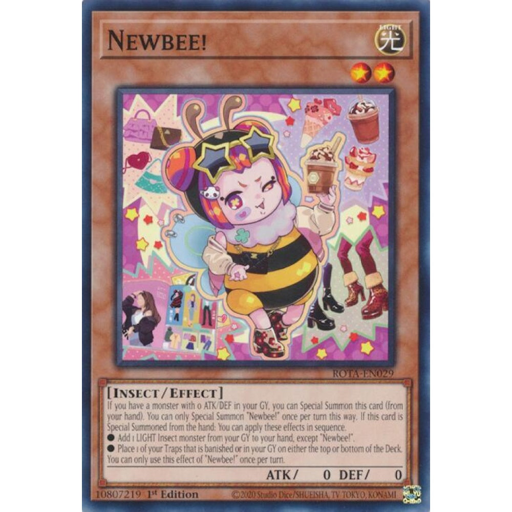 Newbee! ROTA-EN029 Common Yu-Gi-Oh Rage of the Abyss
