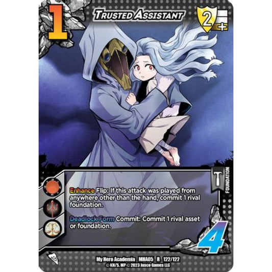 Trusted Assistant, 122/122, R, UniVersus, MHA05 Undaunted Raid