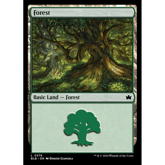 Forest, 378, common, Magic: The Gathering, Bloomburrow