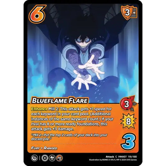 Blueflame Flare, 119/180, C, UniVersus, MHA07 Girl Power
