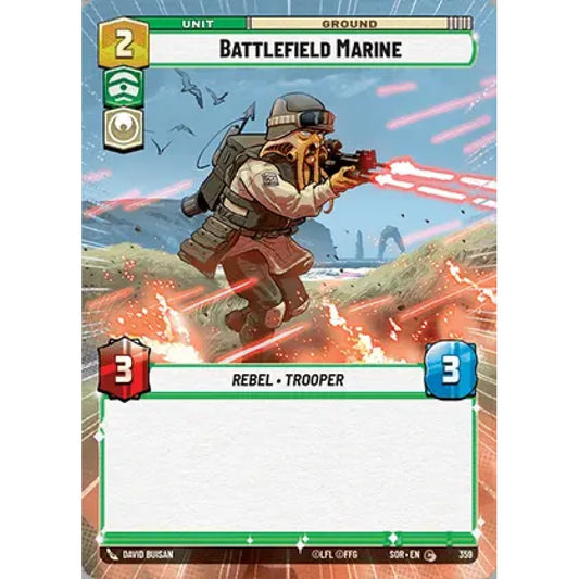 Battlefield Marine, 359, C, Star Wars Unlimited, Sparks Of Rebellion