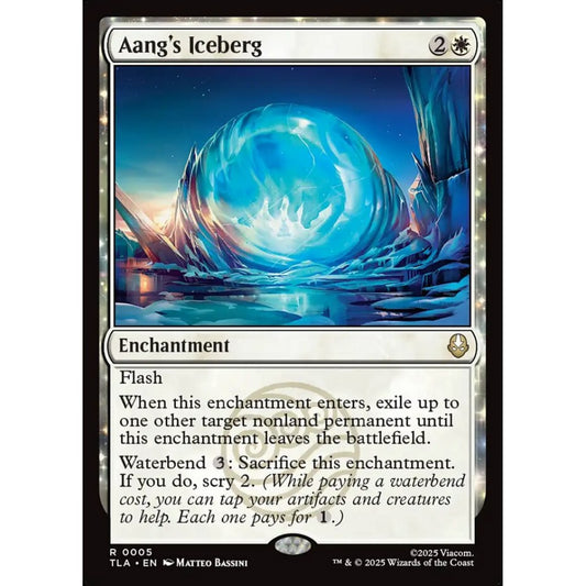 Aang's Iceberg rare 5 Magic the Gathering Avatar: The Last Airbender