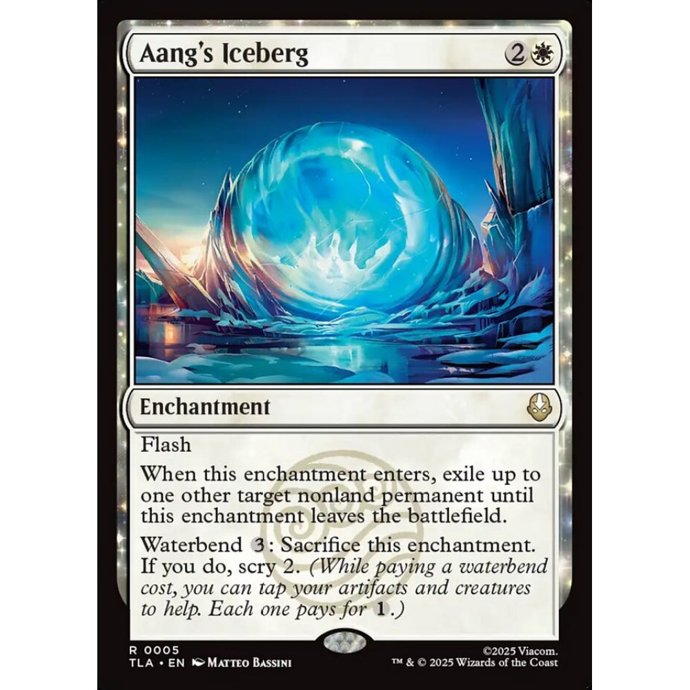 Aang's Iceberg rare 5 Magic the Gathering Avatar: The Last Airbender